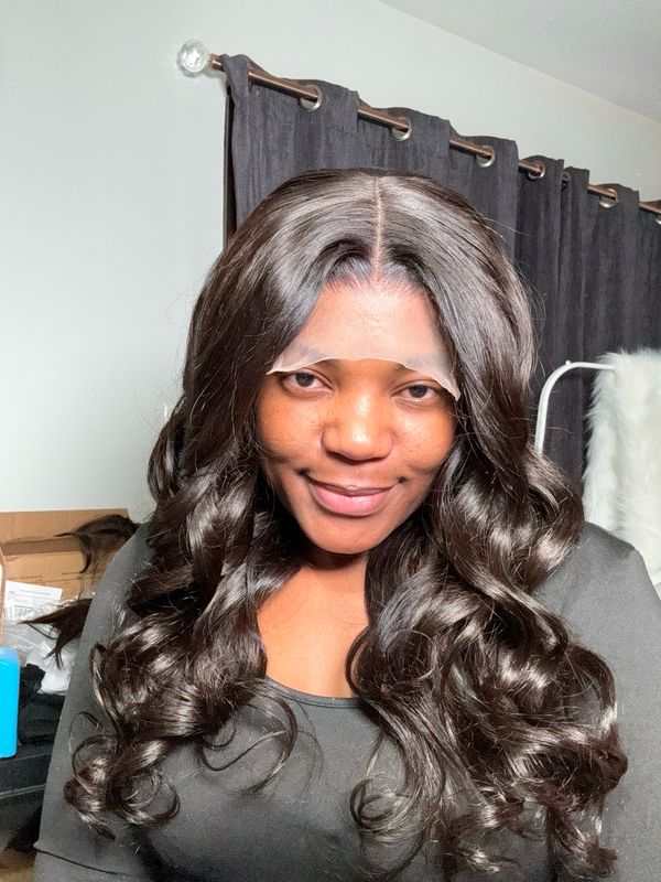 FABY: cheveux humain Brute 5*5 closure