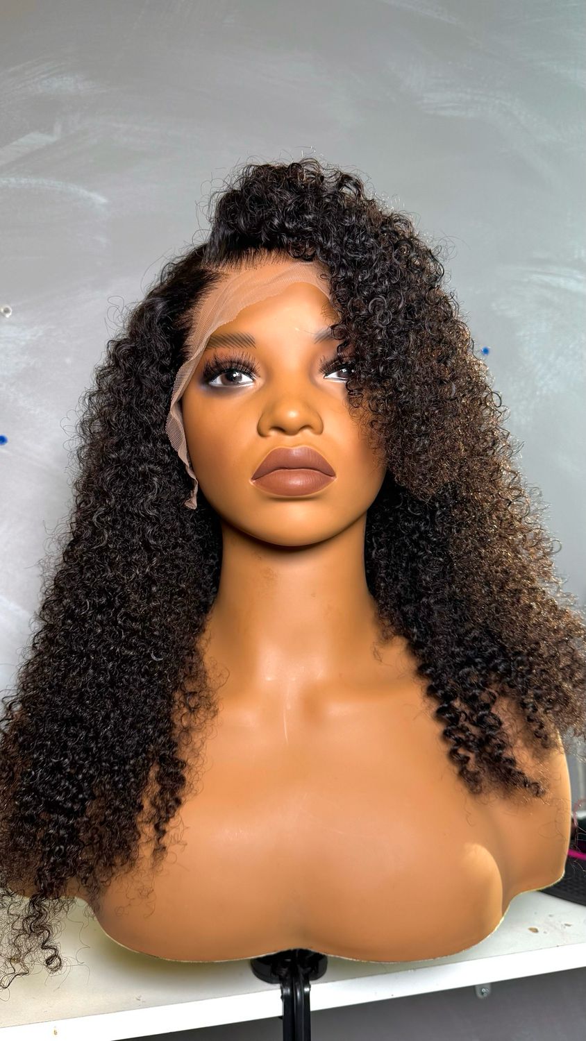 Unité curly Ange 250% density cheveux humain vierge