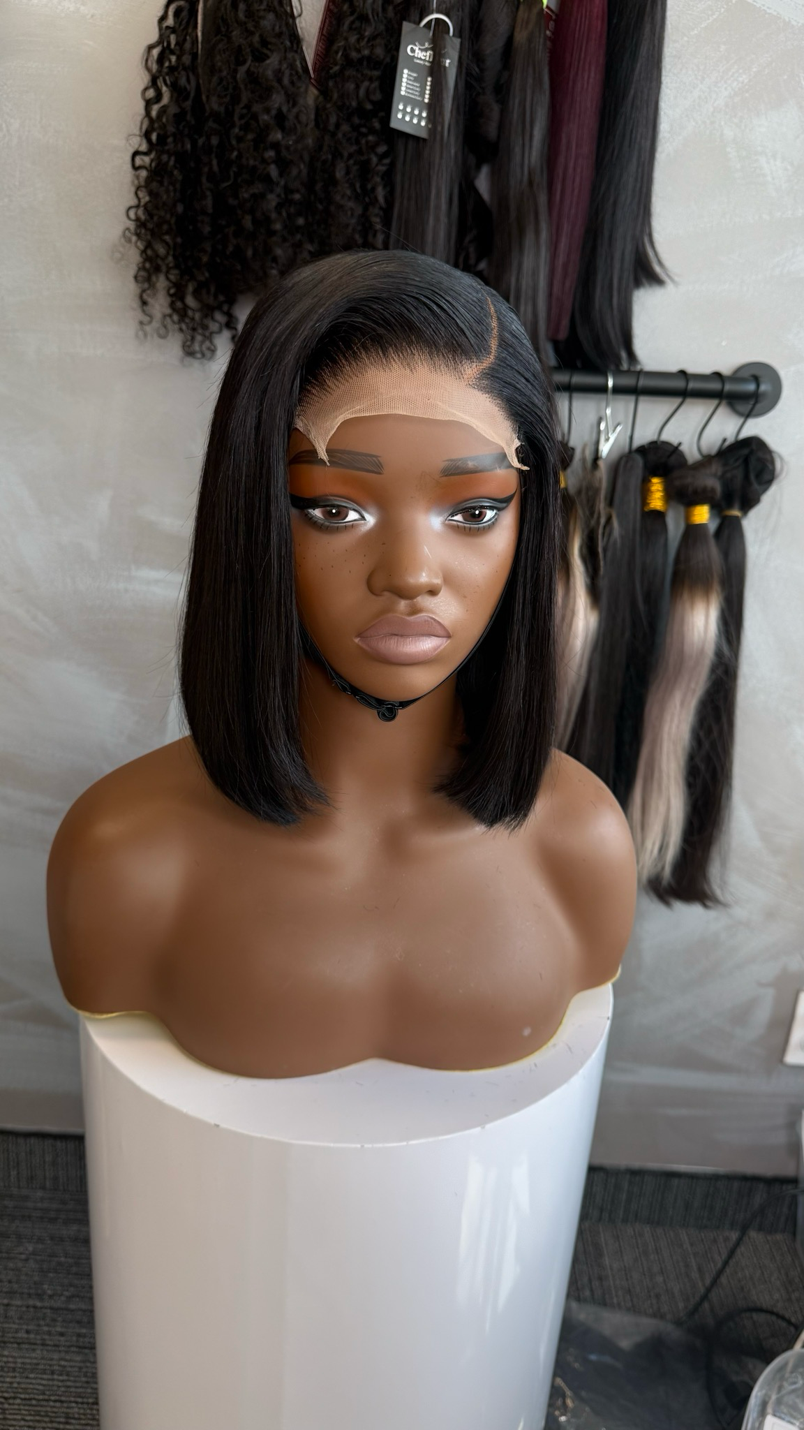 Bob 5*5 lace transparent 12