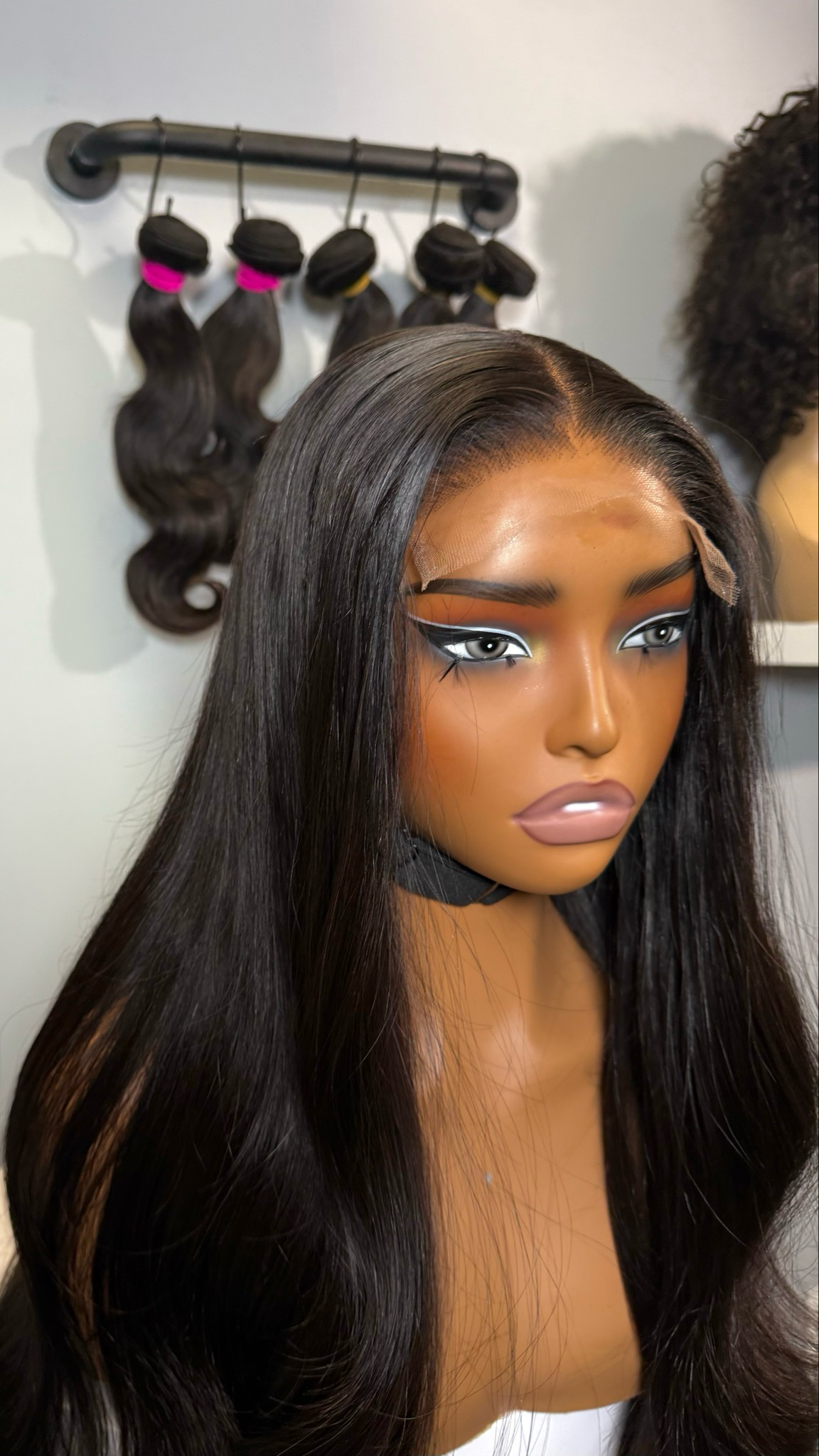 Unité RIRIE 100% cheveux humaine, Raw 300% densité, perruque de 36