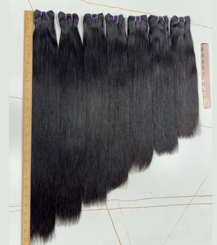 CHEZFELY RAW STRAIGHT – Extensions en cheveux Raw lisses 100 % humains – 100 g Extensions CHEZFELY RAW STRAIGHT en cheveux Raw lisses 100 % humains, paquet de 100 g, qualité premium.