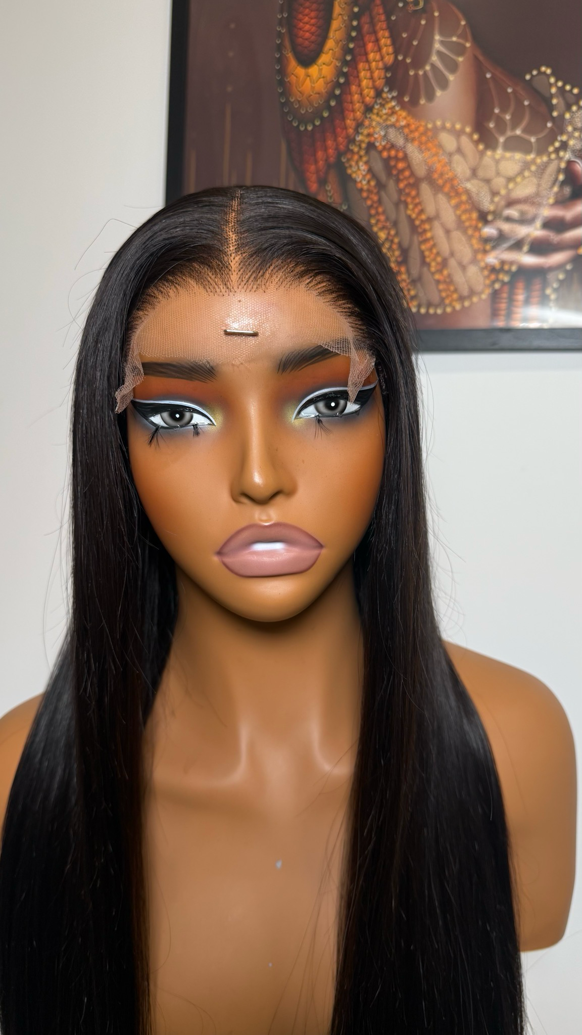 CHEZFELY Qualité Vietnamien Wig Gold – Cheveux RAW – 5×5 HD Lace – 24 pouces – Densité 250 %