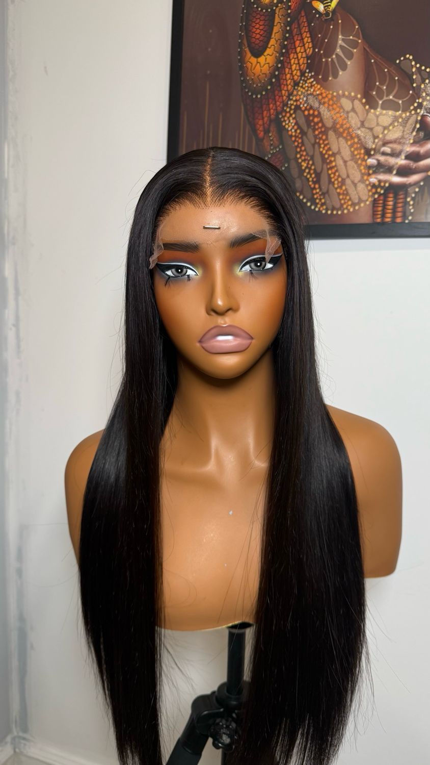 CHEZFELY Qualité Vietnamien Wig Gold – Cheveux RAW – 5×5 HD Lace – 24 pouces – Densité 250 %