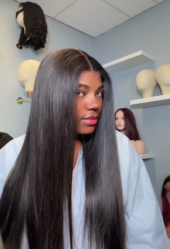 Unité Lopez 5*5 lace wig 26 Unité Lopez 5*5 lace wig 26" pouce 250% densité Raw hair