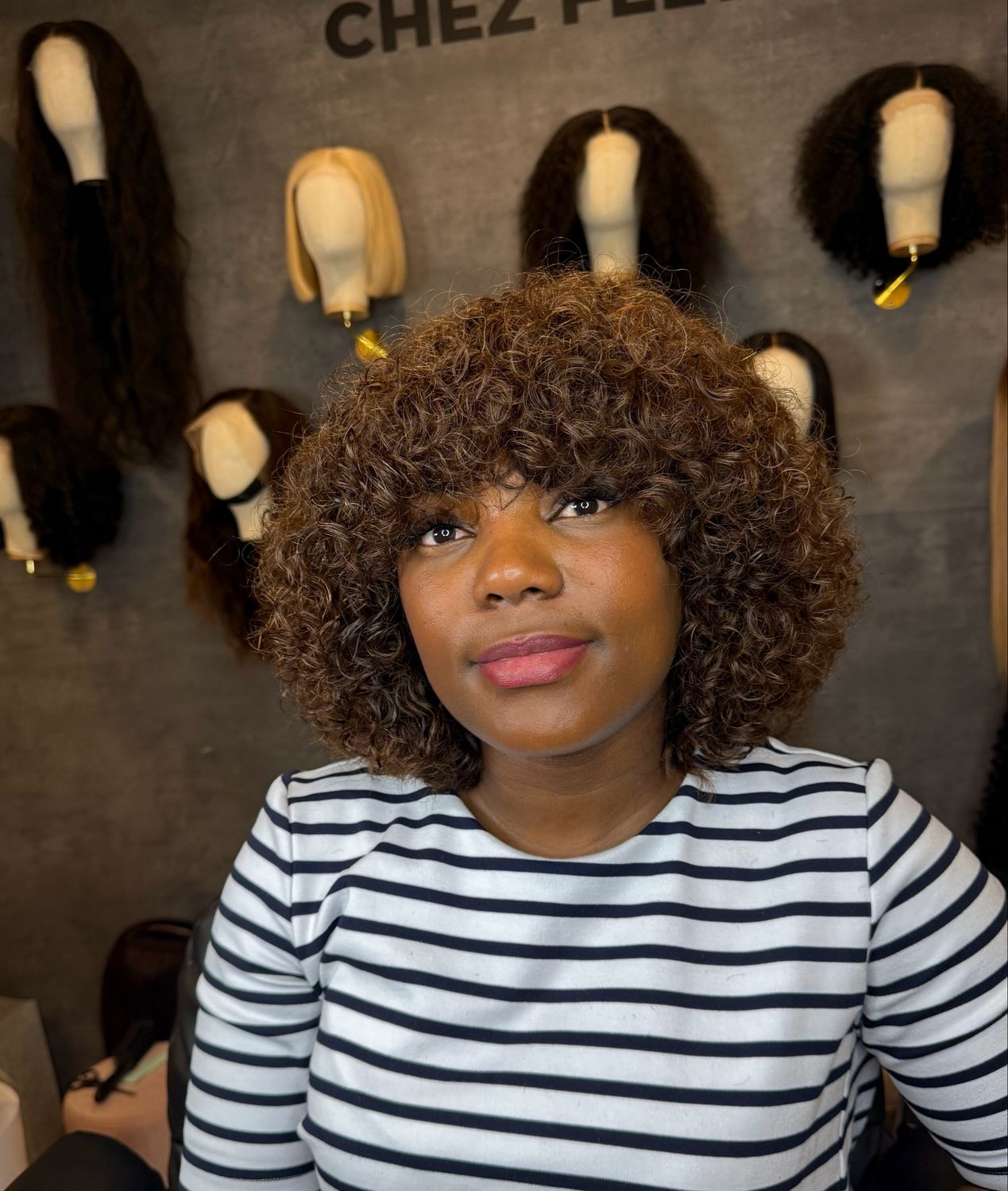 INDIA Hair curly 14 INDIA Hair curly 14" pouce 350% densité