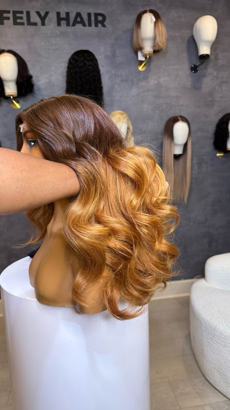 MANDIA 24 MANDIA 24" – Perruque HD Lace 4×4 en cheveux vietnamiens 100 % humains