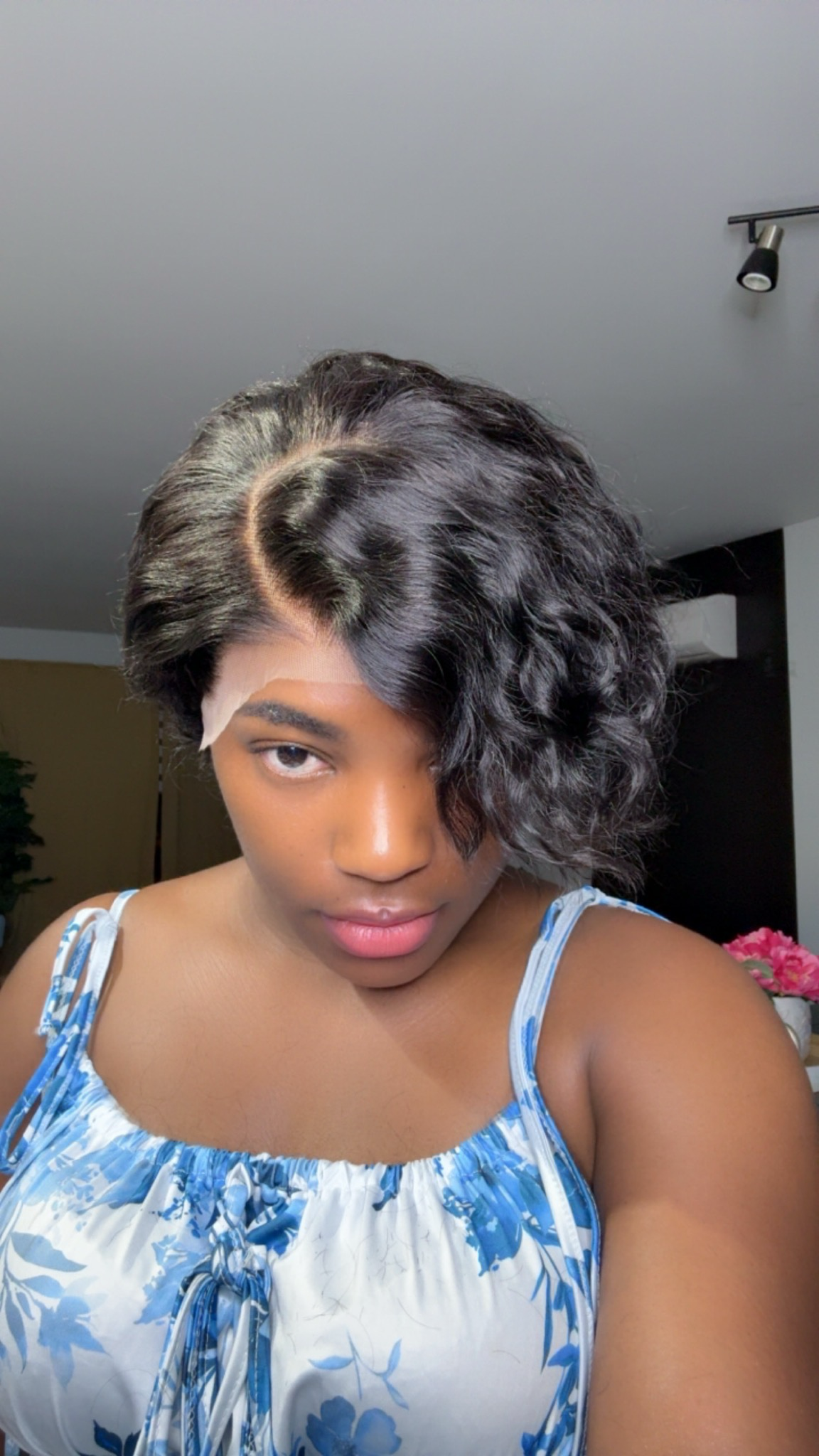 CHEZFELY PIXIE CUT – Perruque Glueless en Virgin Hair 100 % humain, 8 pouces, coupe Pixie, densité 200 %, prête à porter, vue