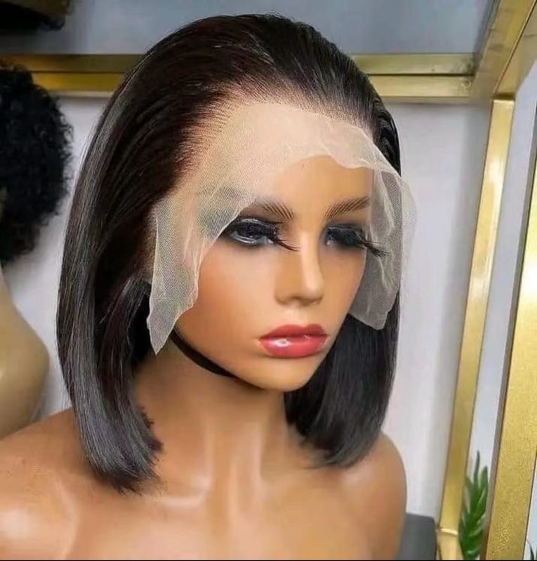 CHIC DAME 10 CHIC DAME 10" – Perruque Glueless HD Lace 13×4 en cheveux RAW 100 % humains