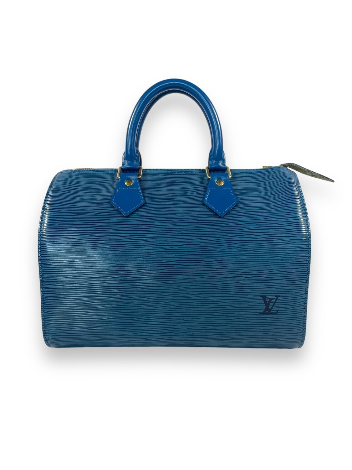 Louis Vuitton Blue Epi Speedy 30