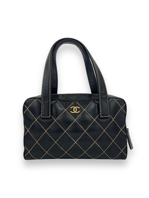 Chanel Surpique Bowler Bag