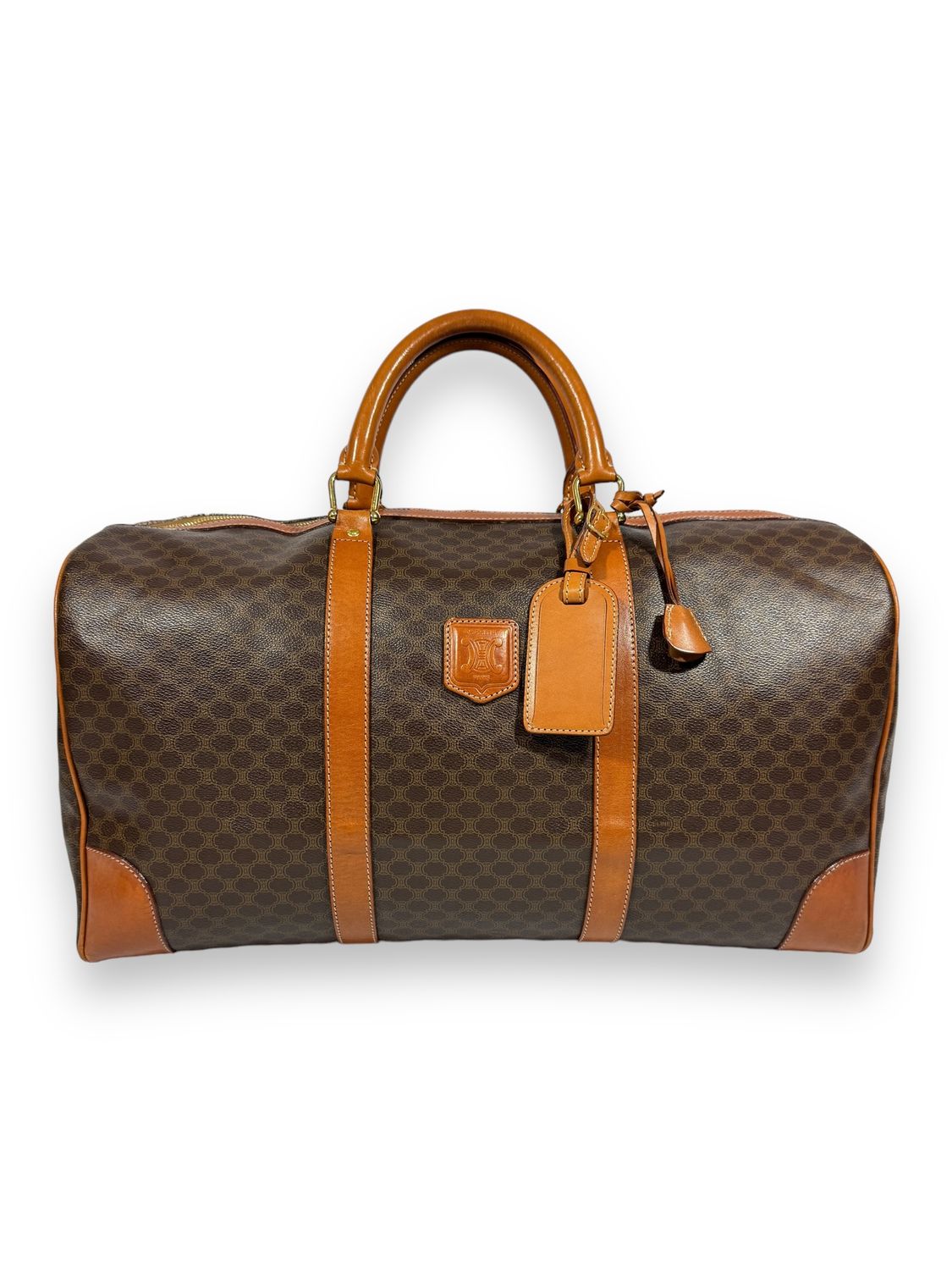 Celine Vintage Macadam Monogram Travel Bag
