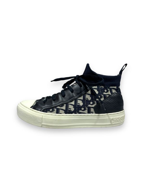 Christian Dior Technical Knit Calfskin Oblique Walk&#39;n Dior Sneakers (7/38)