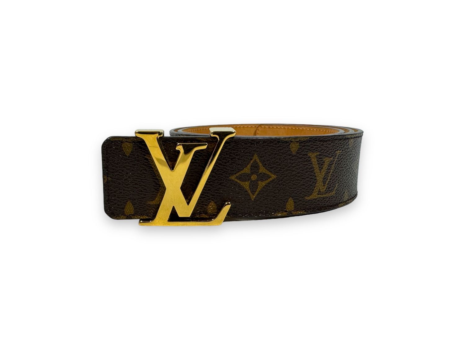 Louis Vuitton Monogram Canvas Initiales Belt 40/100