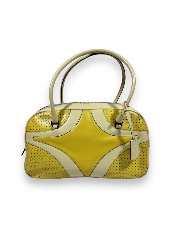 Prada Vitello Drive Bowling Bag