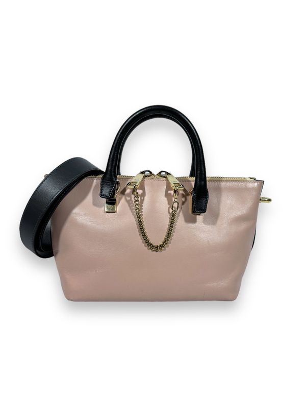 Chloe Calfskin Baylee Two-Tone Mini Tote