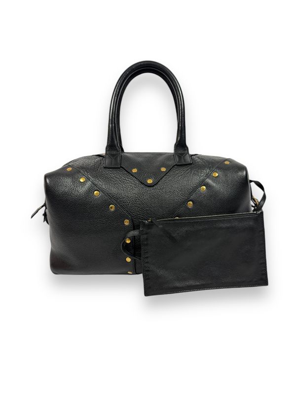 Yves Saint Laurent Studded Easy Y Leather Travel Bag