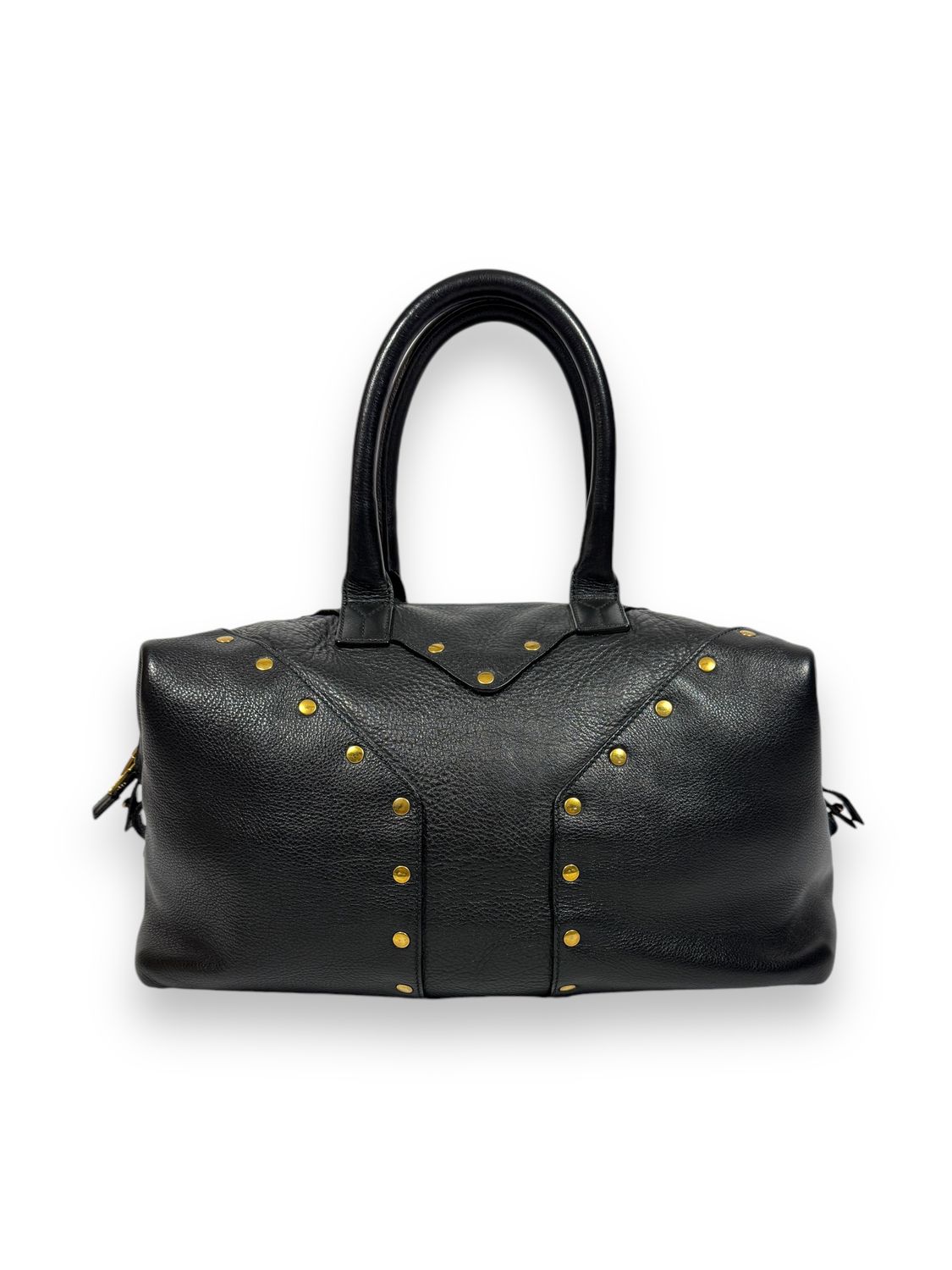 Yves Saint Laurent Studded Easy Y Leather Travel Bag