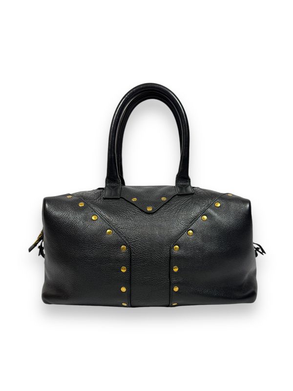 Yves Saint Laurent Studded Easy Y Leather Travel Bag