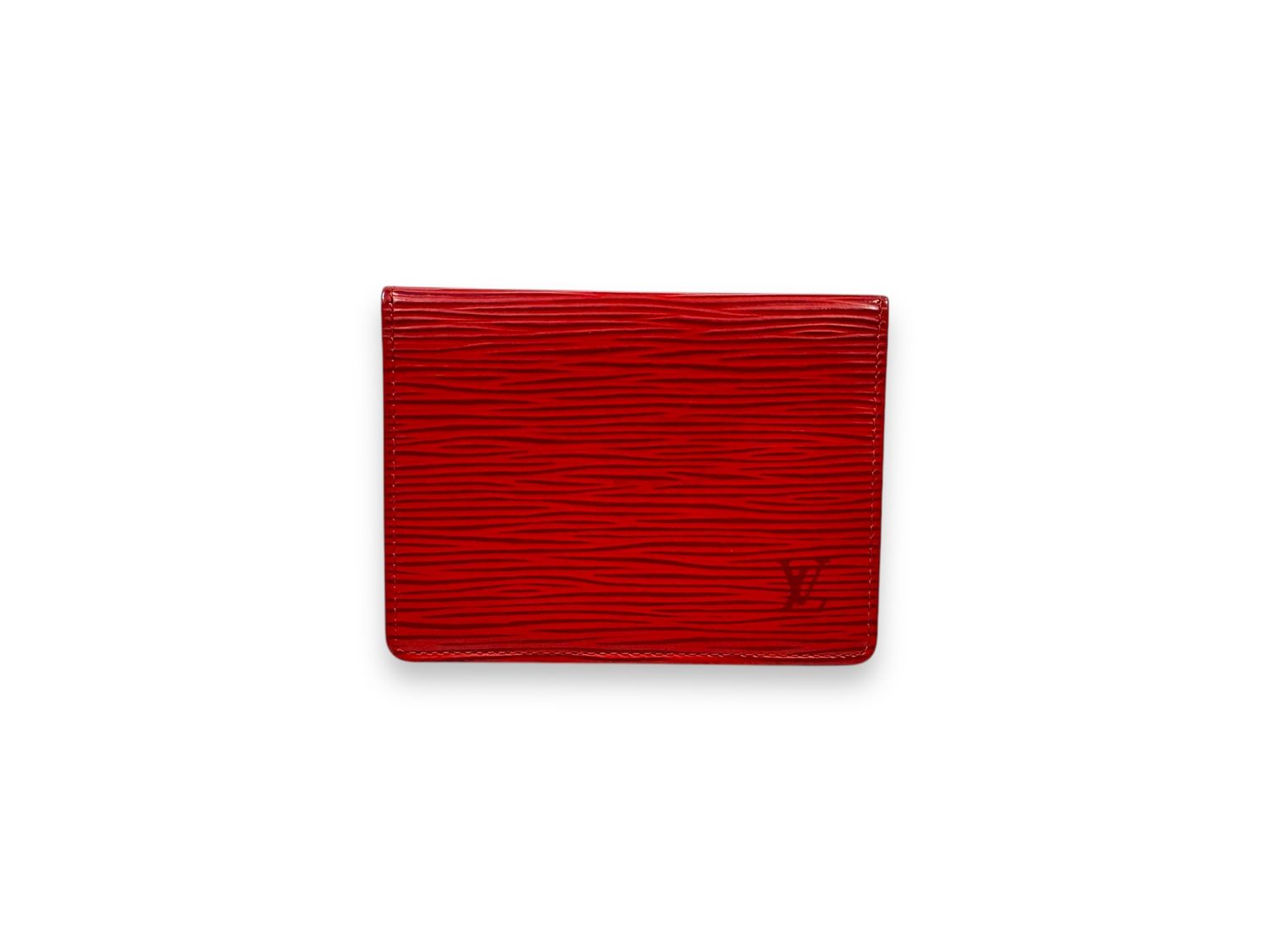 Louis Vuitton Vintage Bifold Epi Wallet Red