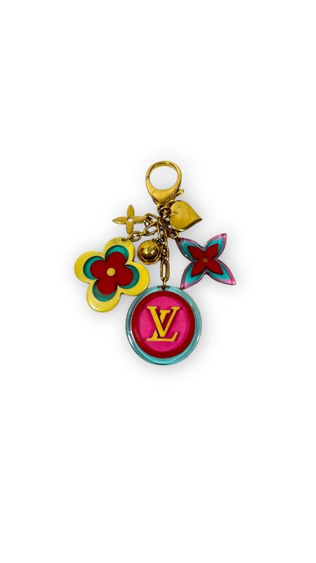Louis Vuitton Multicolor Resin Candy Key Holder Bag Charm
