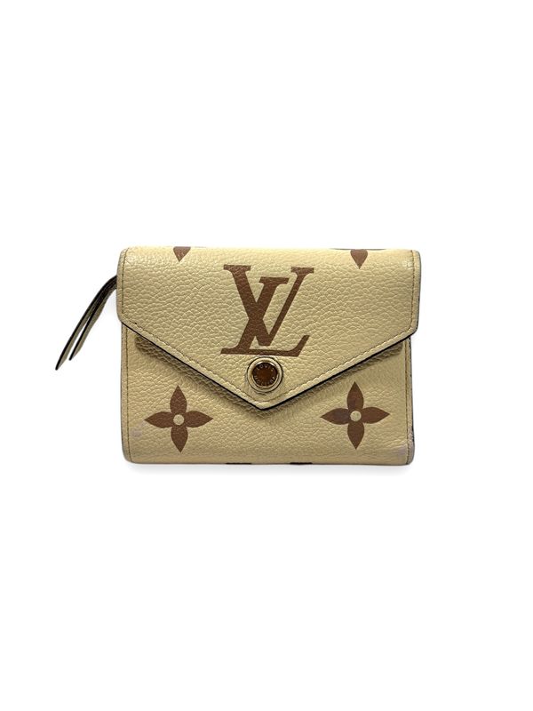 Louis Vuitton Empreinte Monogram Giant Victorine Wallet Creme Bois de Rose