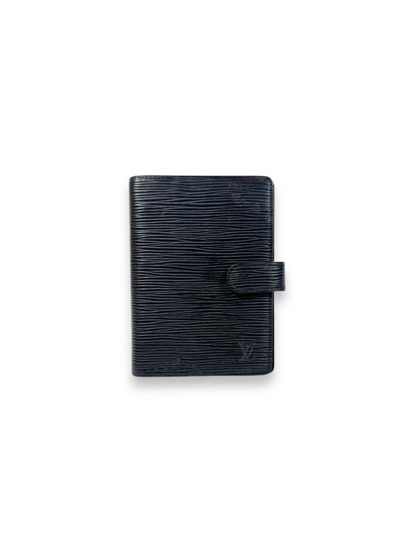 Louis Vuitton Black Epi Agenda Cover