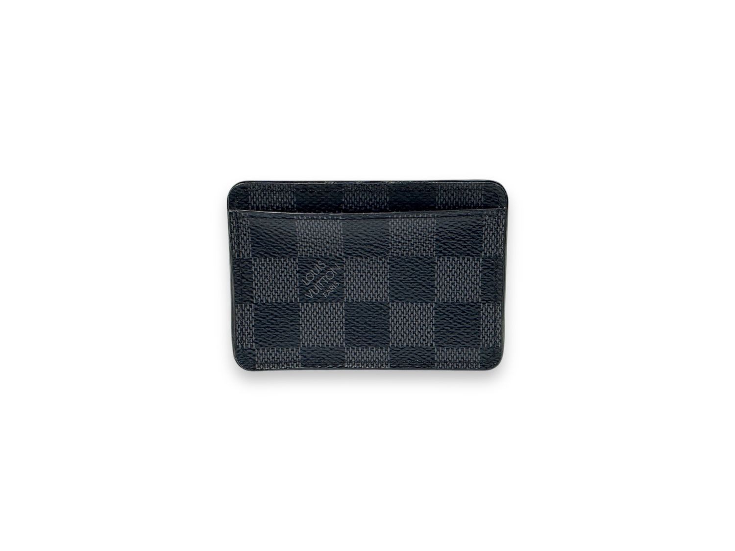Louis Vuitton Damier Graphite Porto Monnaie Boite Coin Case Wallet