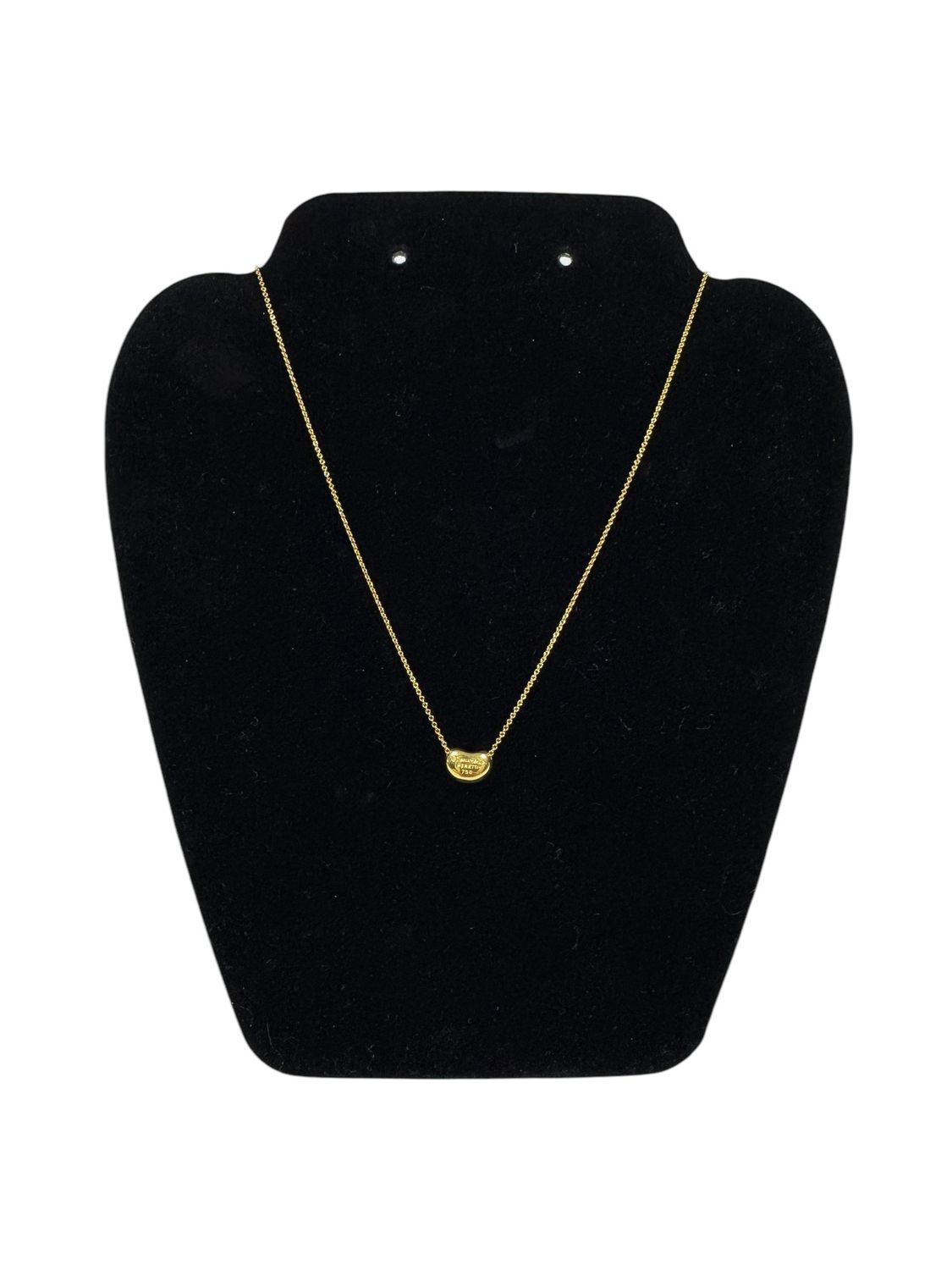 Tiffany &amp; Co. 18K Yellow Gold Bean Necklace