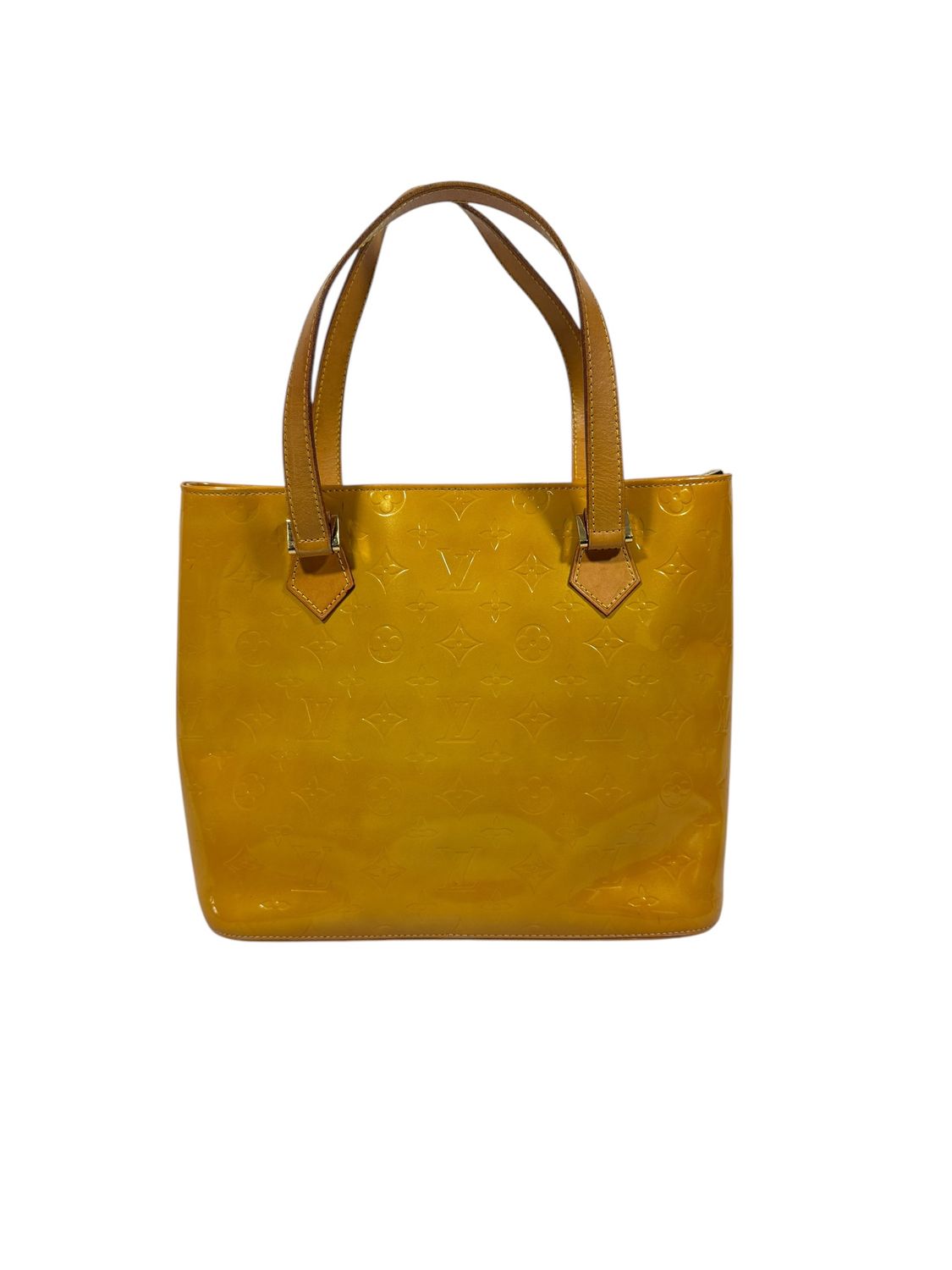 Louis Vuitton Vintage Monogram Vernis Houston Yellow