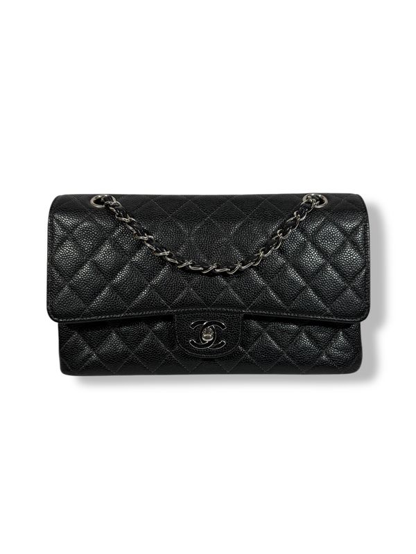 Chanel Caviar Quilted Medium Double Flap Black