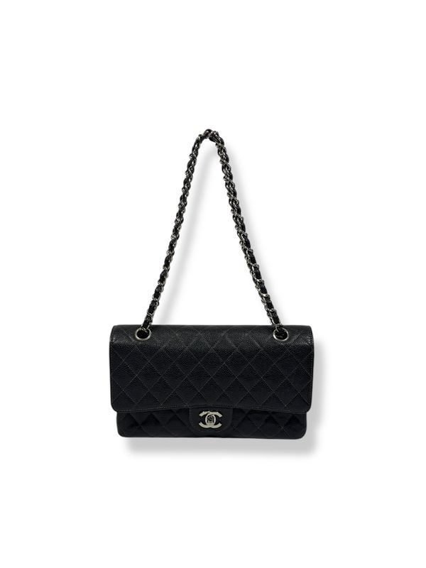 Chanel Caviar Quilted Medium Double Flap Black