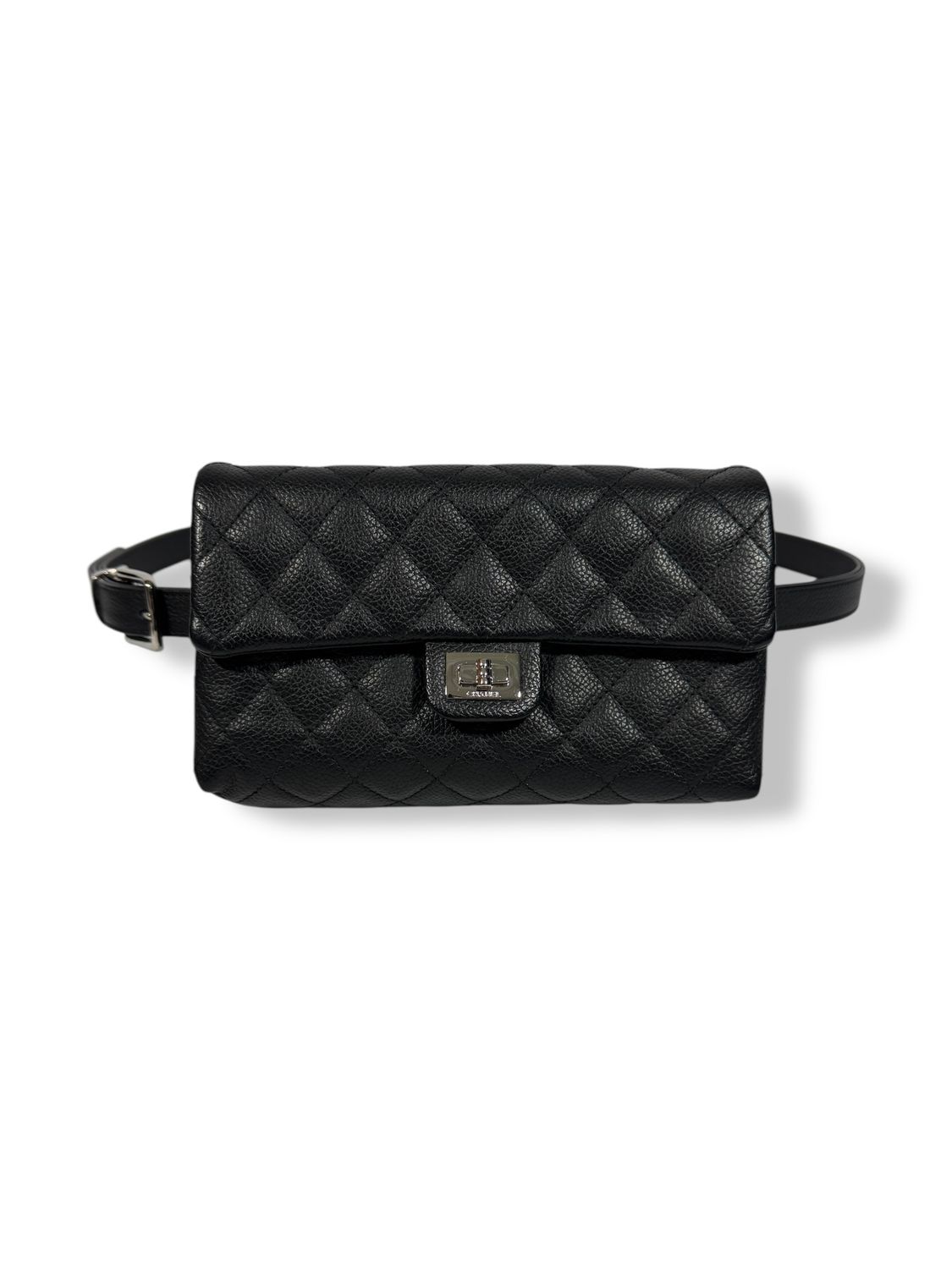 Chanel Grained Calfskin Quilted 2.55 Reissue Flap Bag Clutch