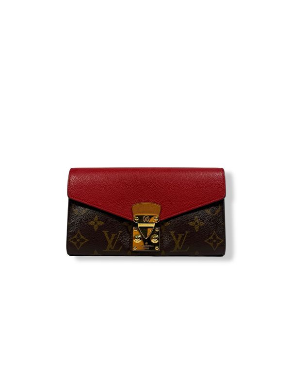 Louis Vuitton Pallas Wallet Red