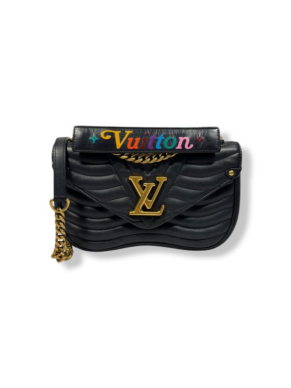 Louis Vuitton New Wave Chain Bag Quilted Leather MM