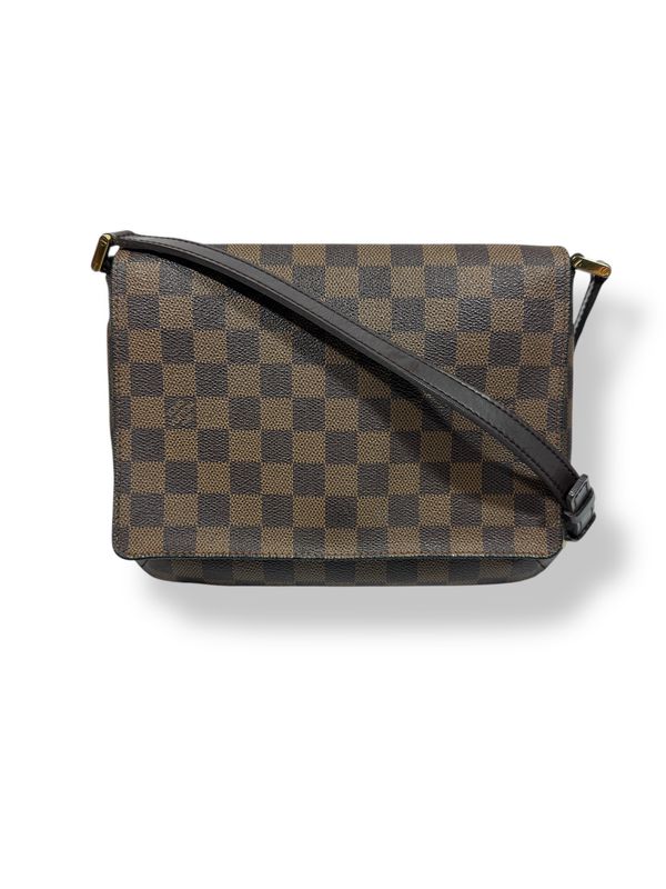 Louis Vuitton Damier Ebene Musette Tango Long Strap