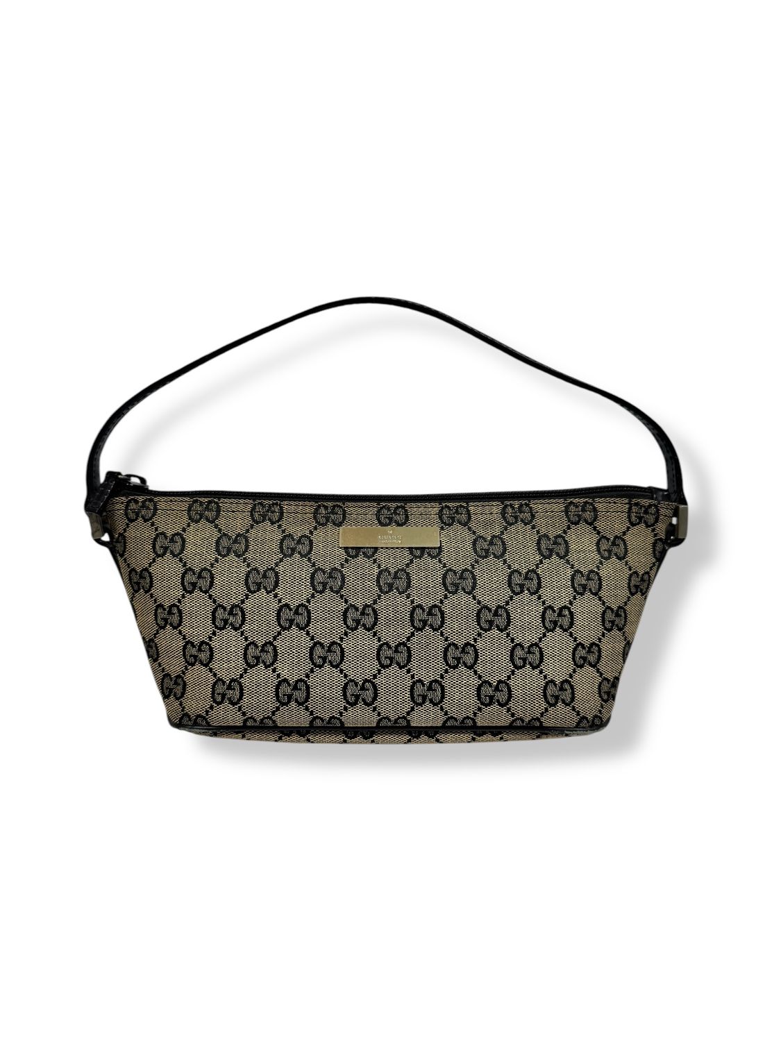 Gucci Monogram Boat Pochette Black