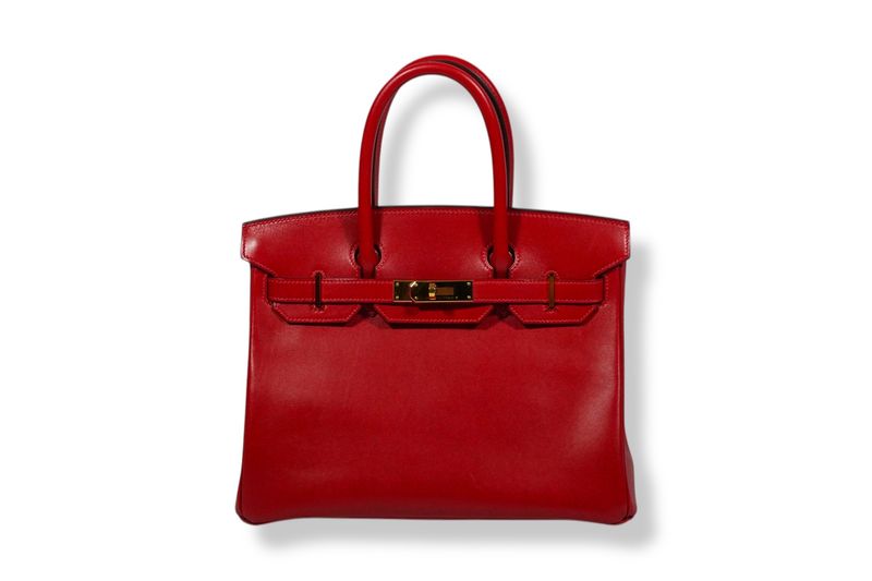 Hermes Birkin Rouge de Coeur Swift 30
