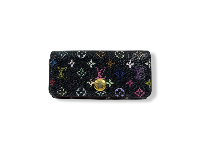 Louis Vuitton Monogram Multicolor Multicles 4 Key Holder Black