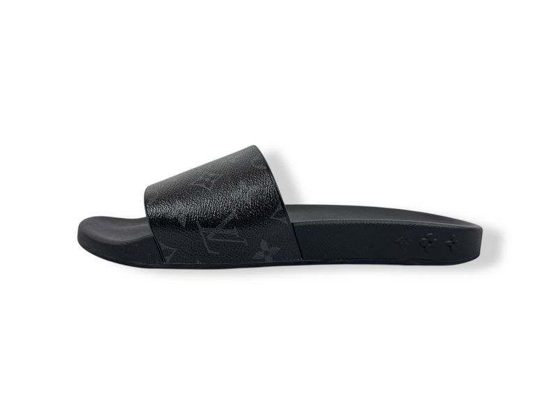 Louis Vuitton Rubber Monogram Eclipse Mens Waterfront Mules 9 (UK)