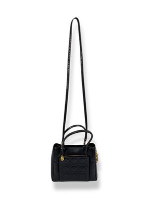 Christian Dior Vintage Black Cannage Lambskin Handbag