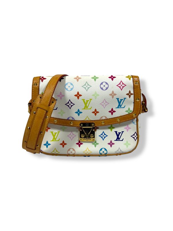 Louis Vuitton Monogram Multicolor Sologne White