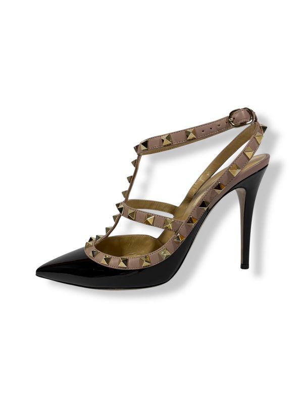 Valentino Rockstud 100mm Slingback High-Heel Pumps (8.5/38.5)