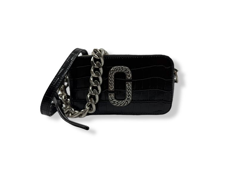 Marc Jacobs Croc Embossed Snapshot Camera Bag