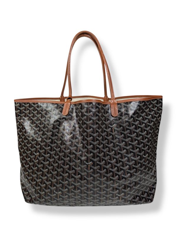Goyard Goyardine Saint Louis GM Black Brown