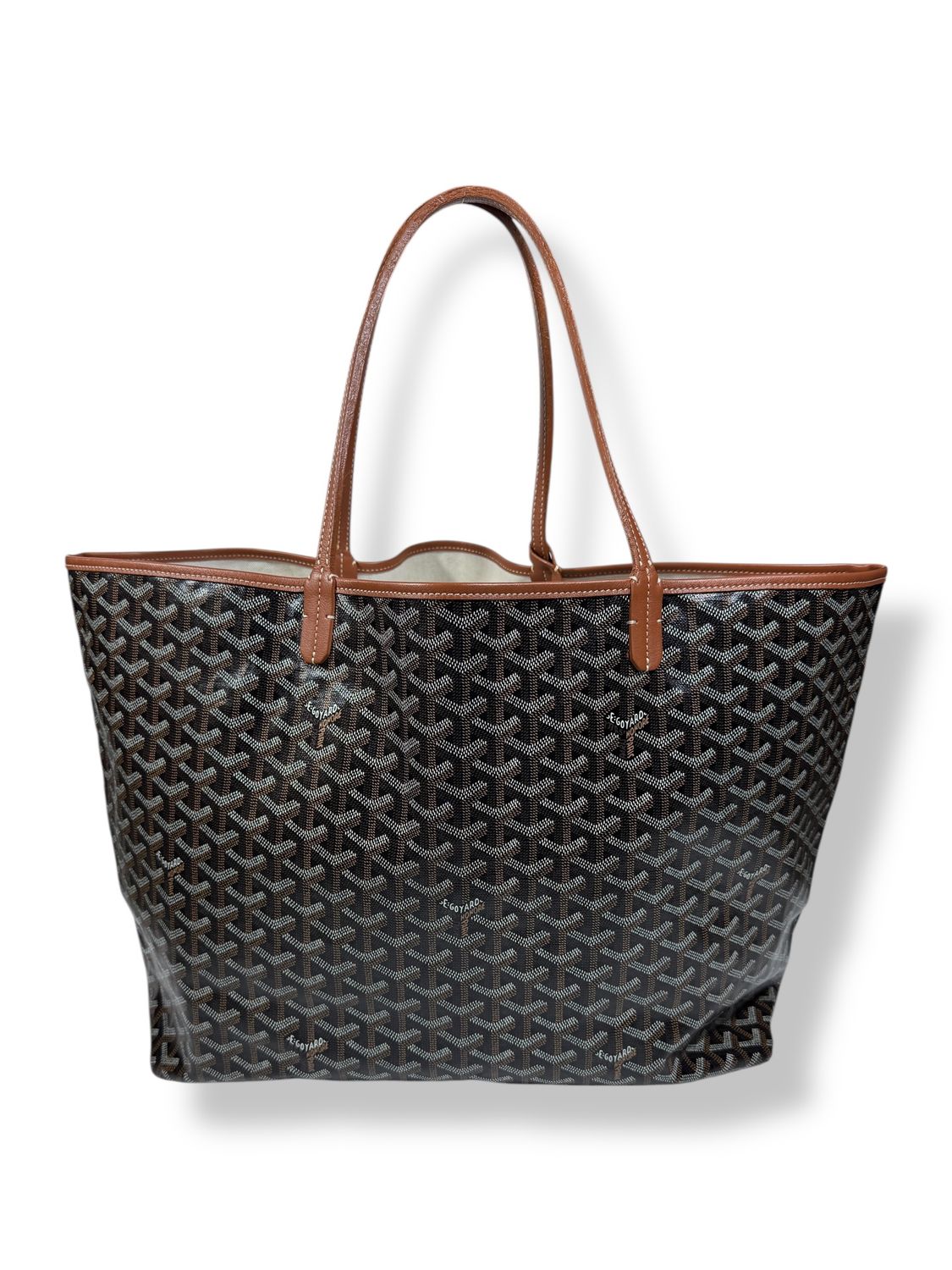 Goyard Goyardine Saint Louis GM Black Brown