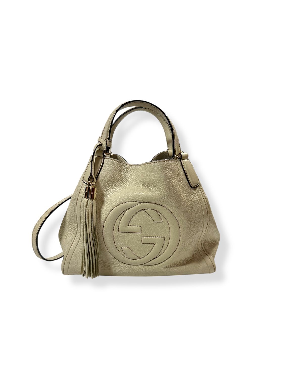 Gucci Leather Soho Mystic White