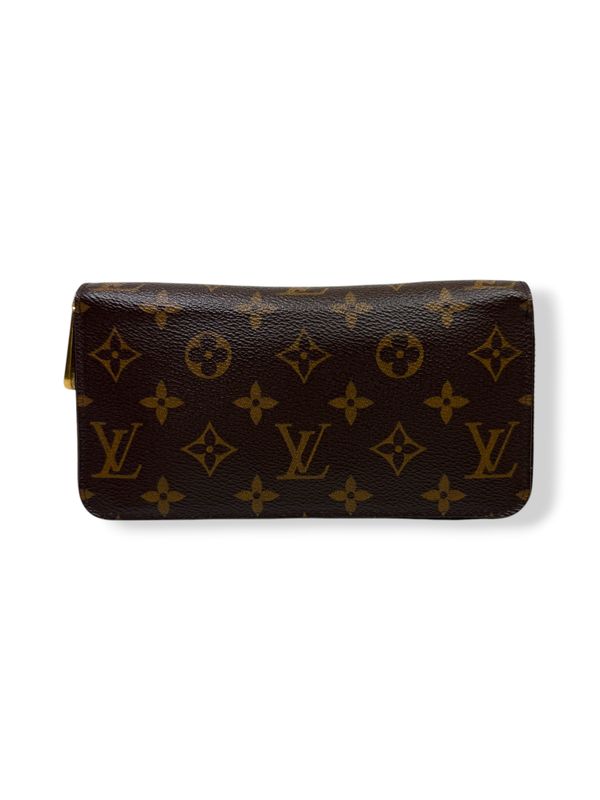 Louis Vuitton Monogram Long Zippy Wallet Poppy