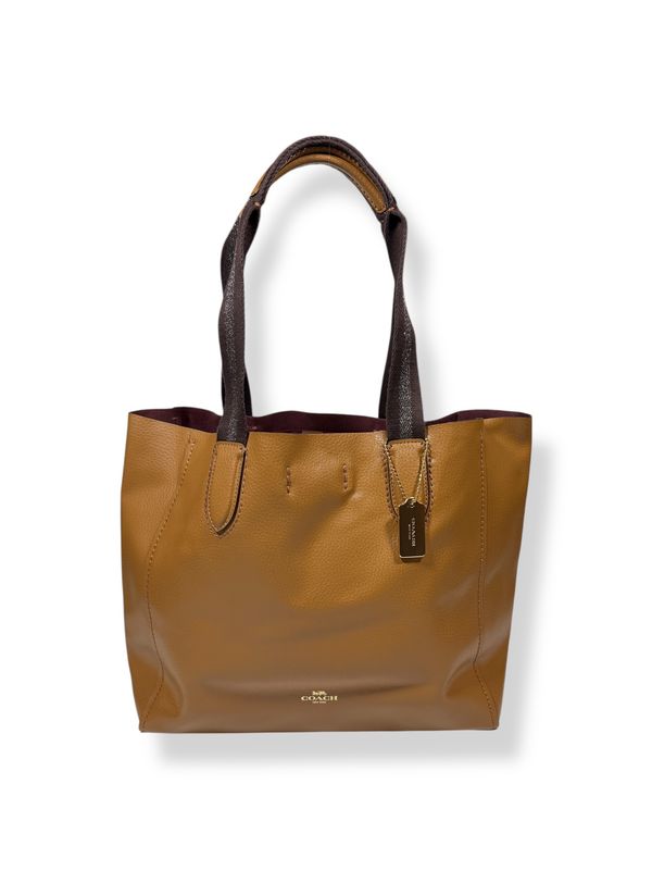 Coach Derby Tote Camel