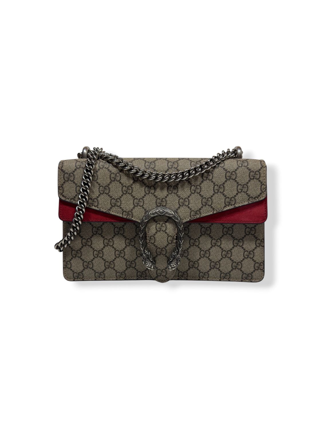 Gucci GG Supreme Monogram Dionysus Medium Red