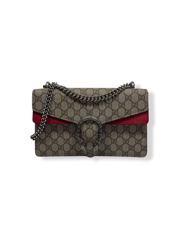 Gucci GG Supreme Monogram Dionysus Medium Red